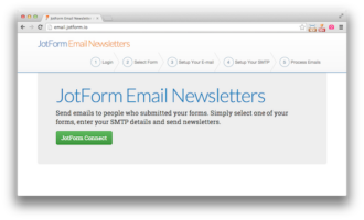 New App: Jform Email Newsletters
