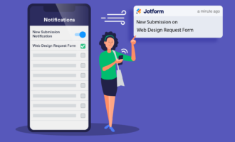 How to use Jform Mobile Forms to customize form notifications