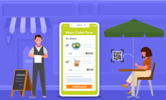 QR 코드를 사용한 비접촉식 데이터 수집