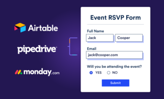 Pre-populate your forms using data from Airtable, monday.com, or Pipedrive