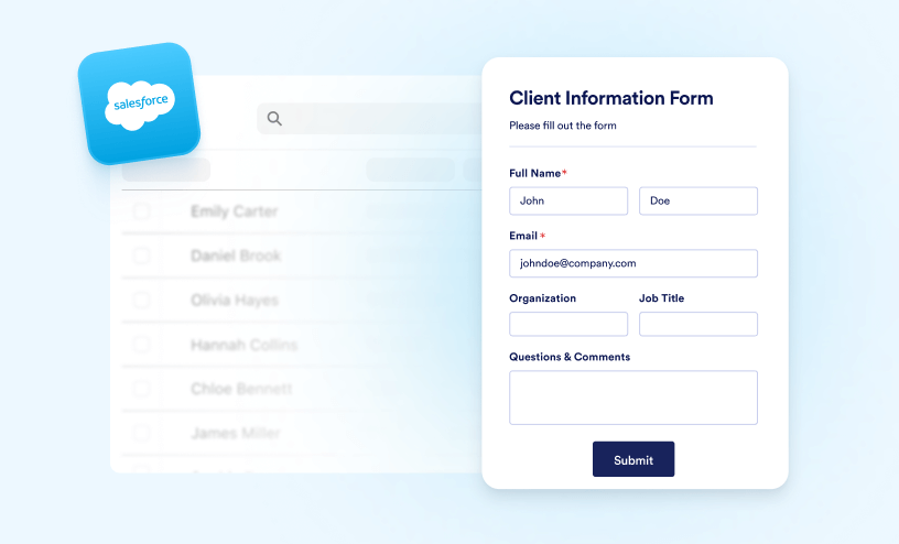 Salesforce용 Jform