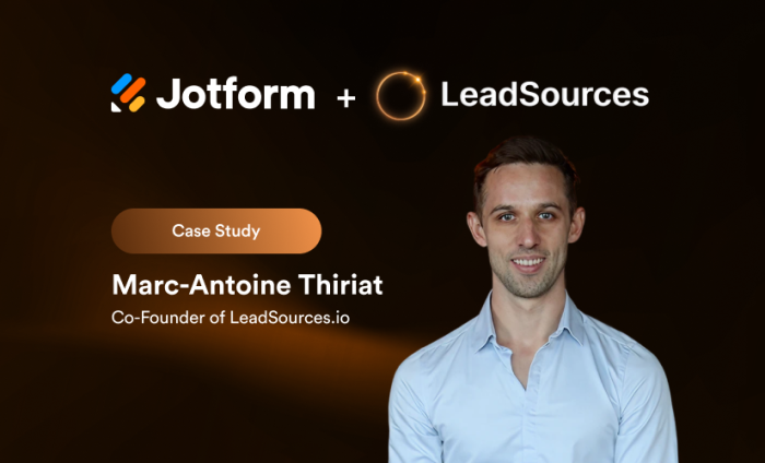 LeadSources가 기업이 모든 Jform 리드의 출처를 추적하도록 돕는 방법