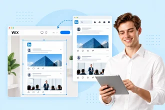 Wix에 LinkedIn 피드 추가하는 방법